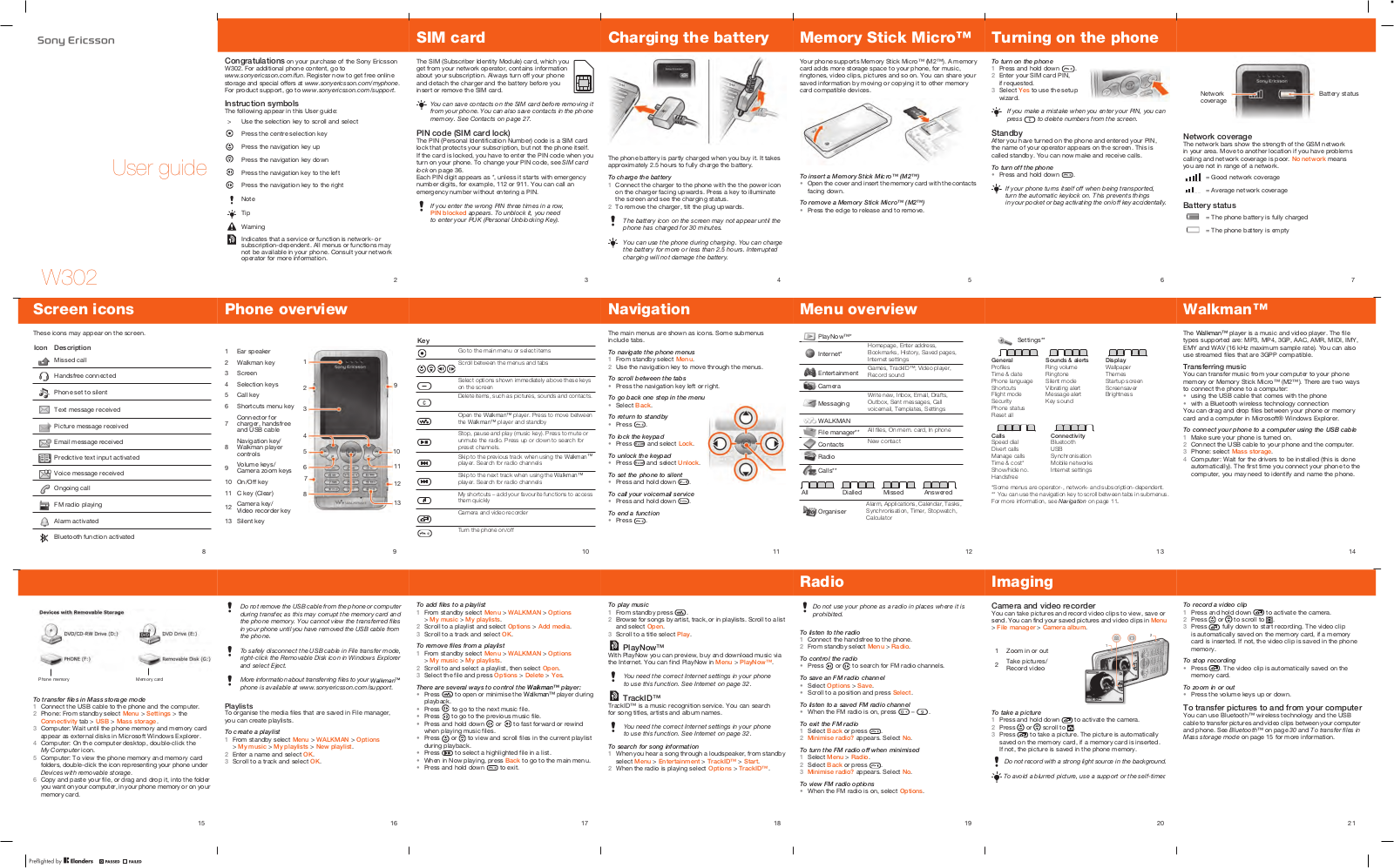 Sony A1052091 User Manual