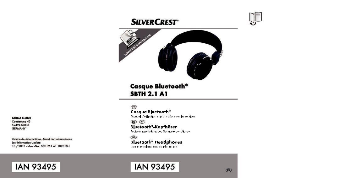 Silvercrest SBTH 2.1 A1 User Manual