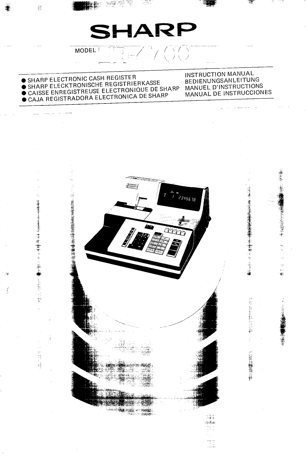 Sharp ER-4700 User Manual