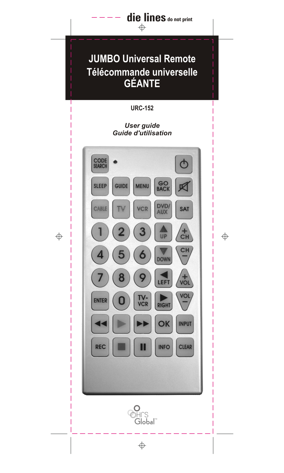 HRS URC-152 User Manual