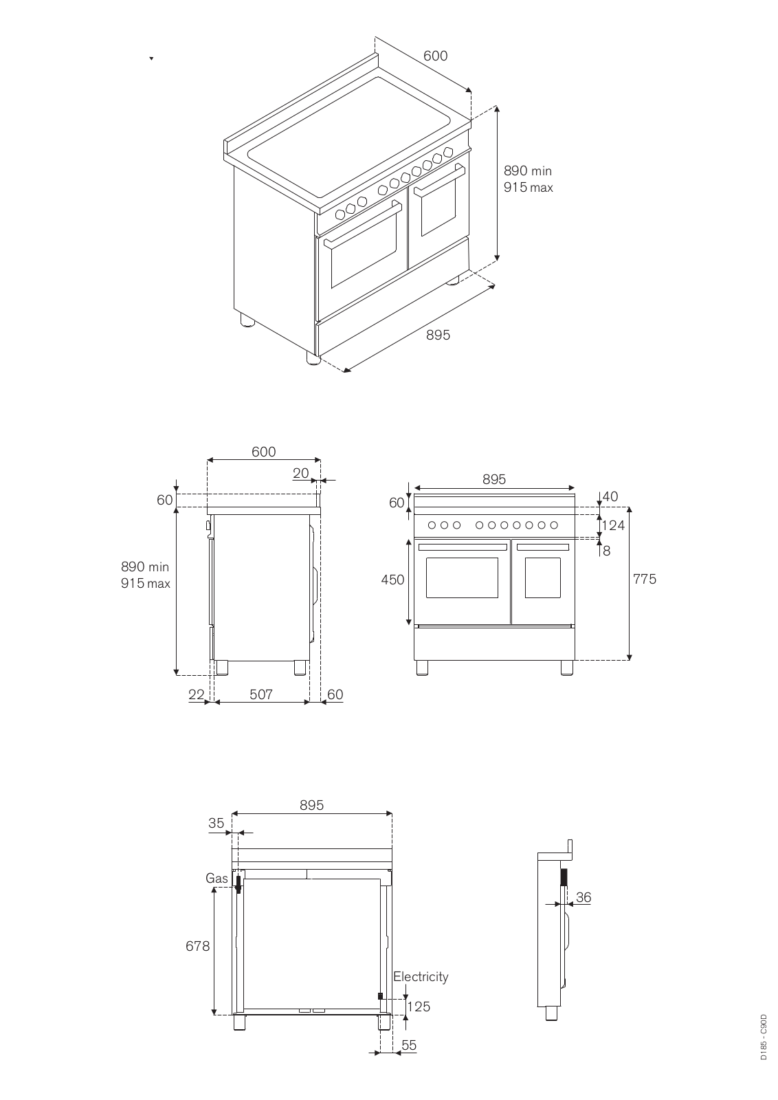 Bertazzoni HER90 6 MFE D CR T, HER90 6 MFE D NET, HER90 6 MFE D VI T, MAS90 5 MFE D XE, MAS90 6 MFE D CR T User Manual