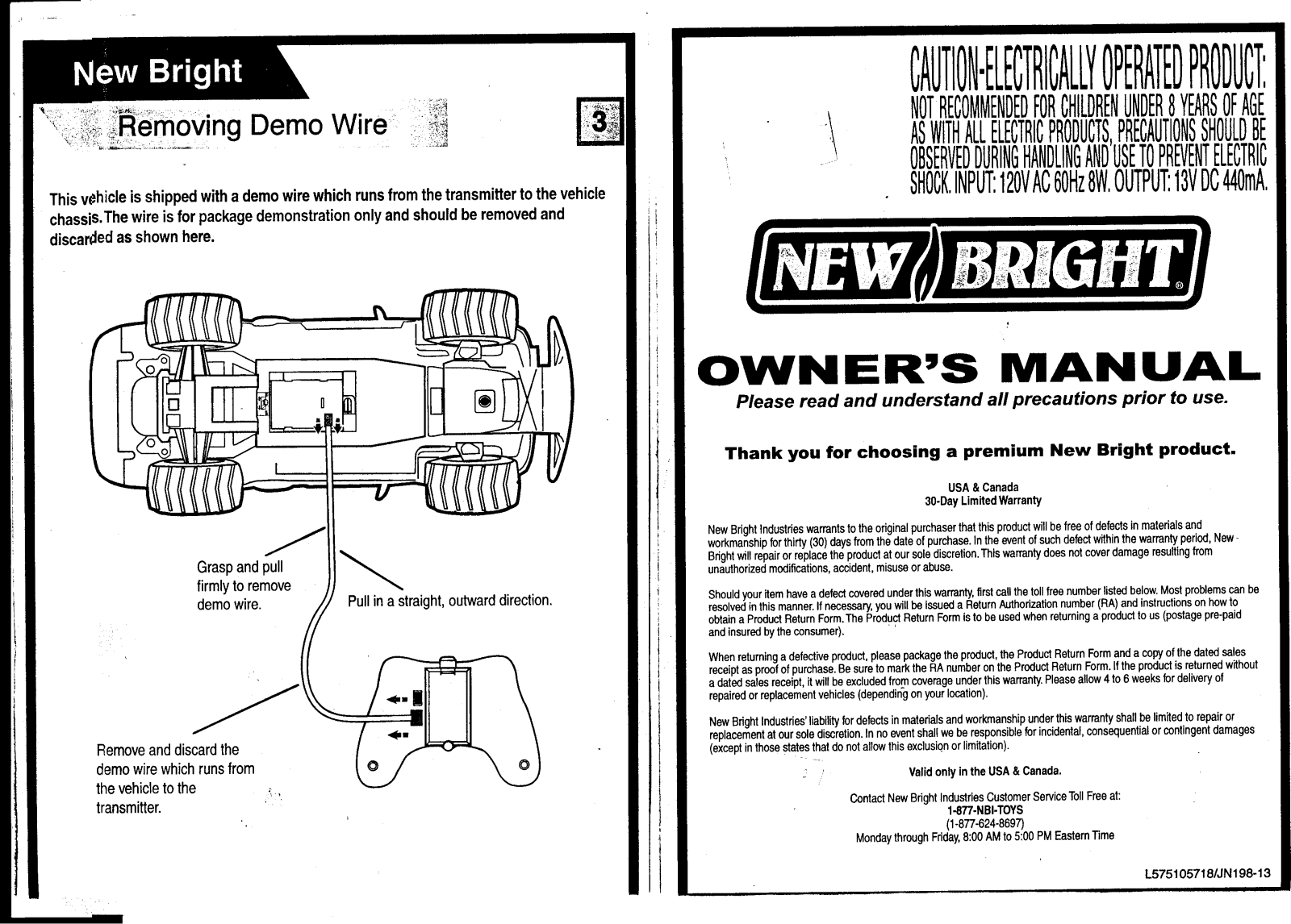 New Bright Co G21HF 2 User Manual