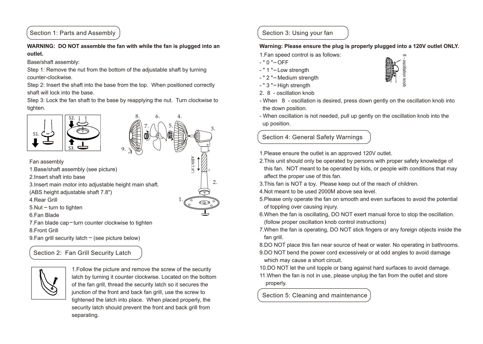 sunpentown SF16S88 User Manual