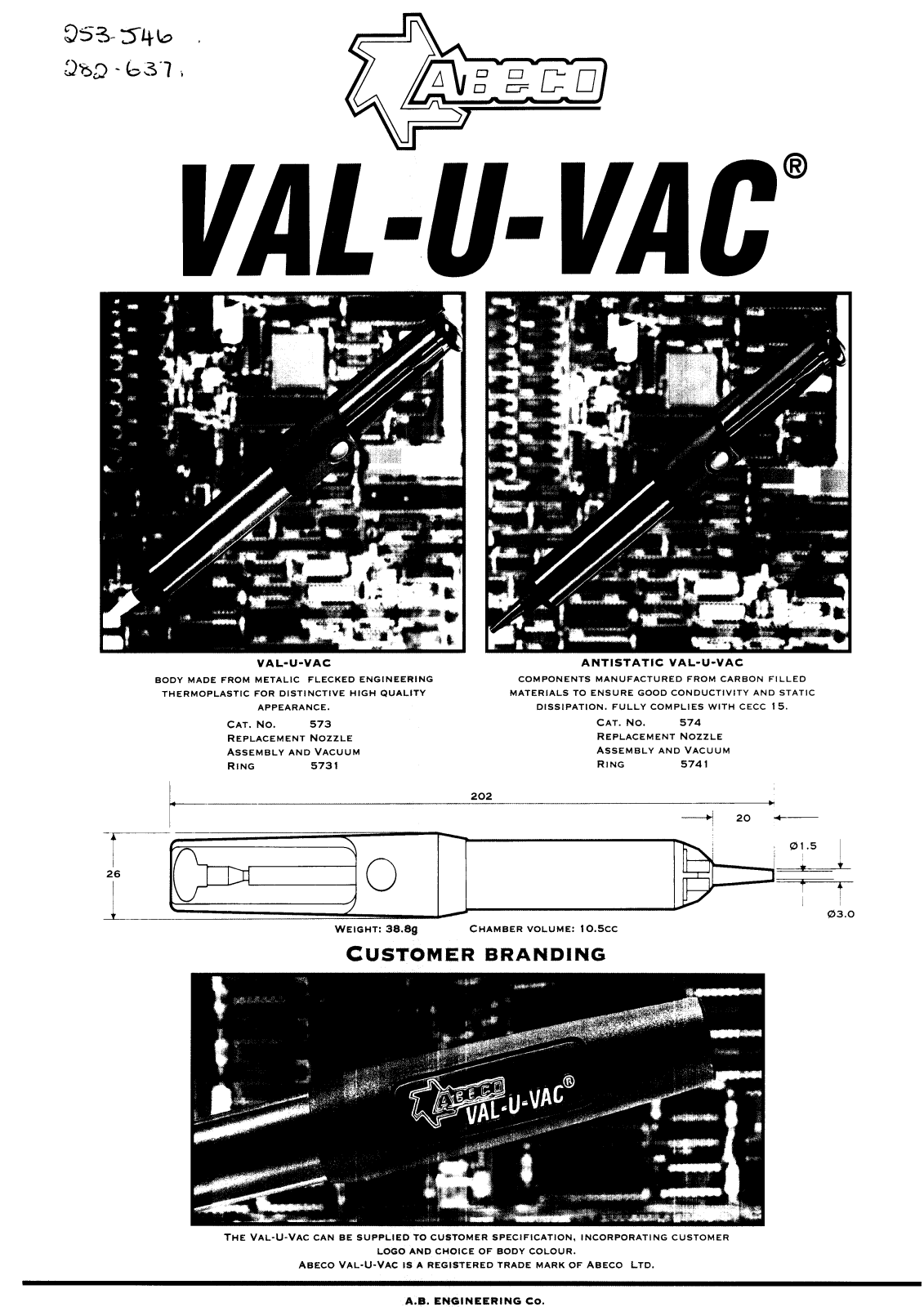 MILLER VAL-Y-VAC User Manual