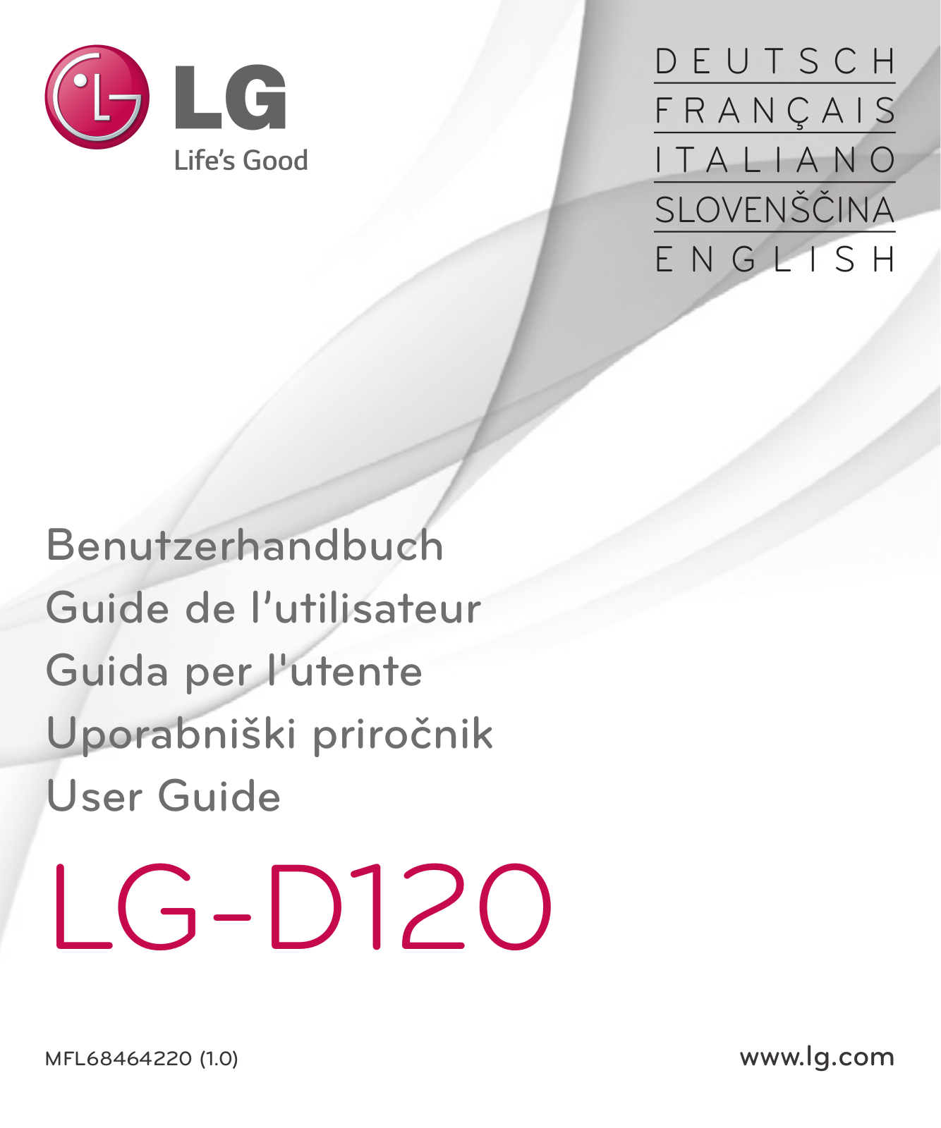 LG LGD120 User manual