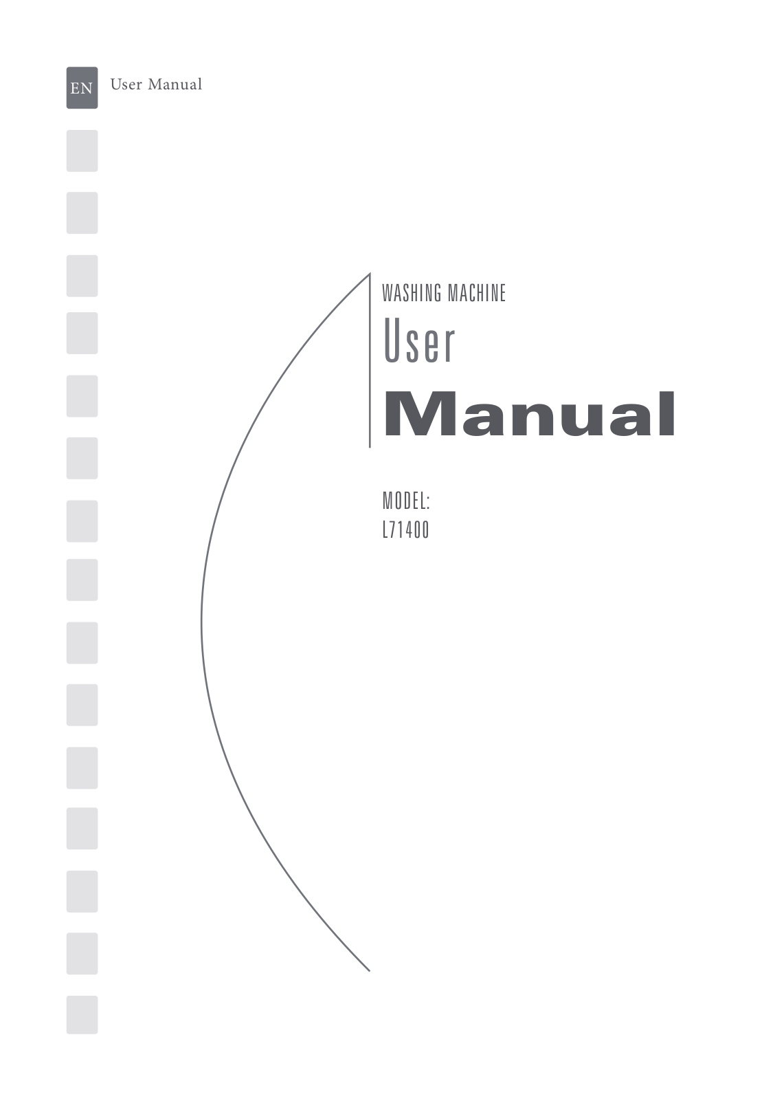 AEG L71400 User Manual