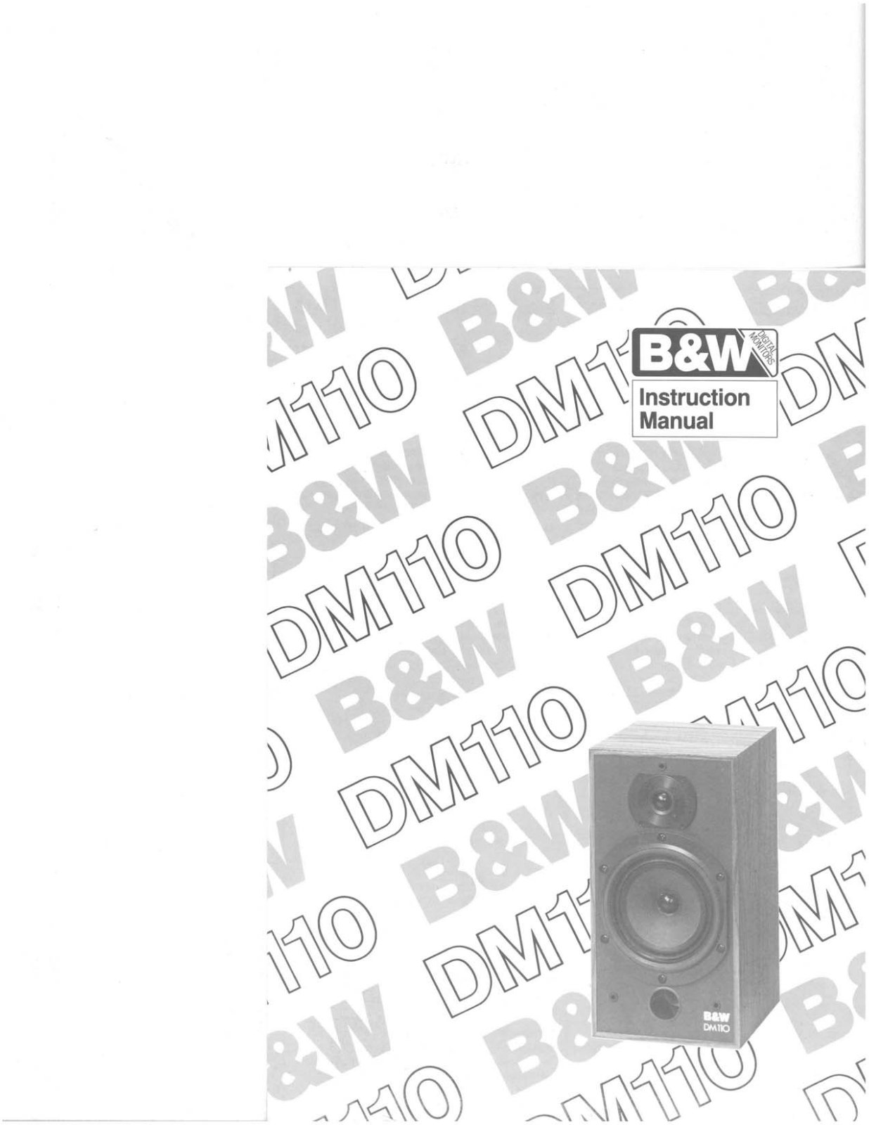 Bowers and Wilkins DM-110 Owners manual