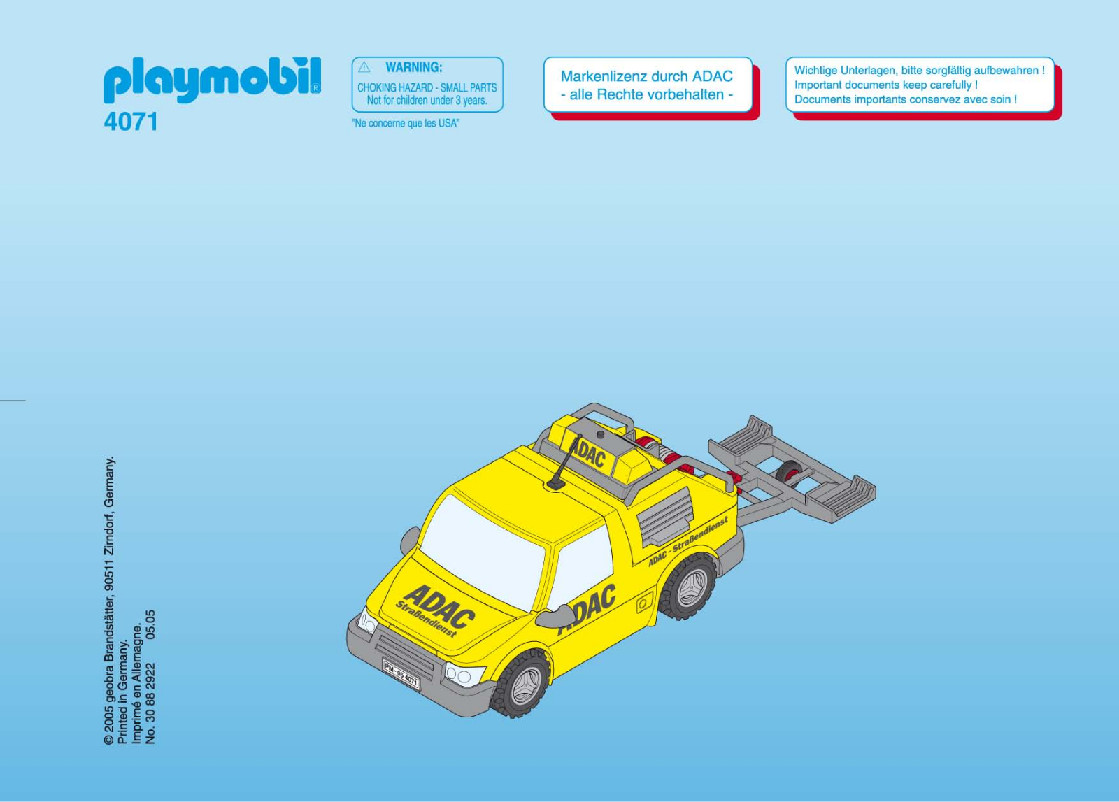 Playmobil 4071 Instructions