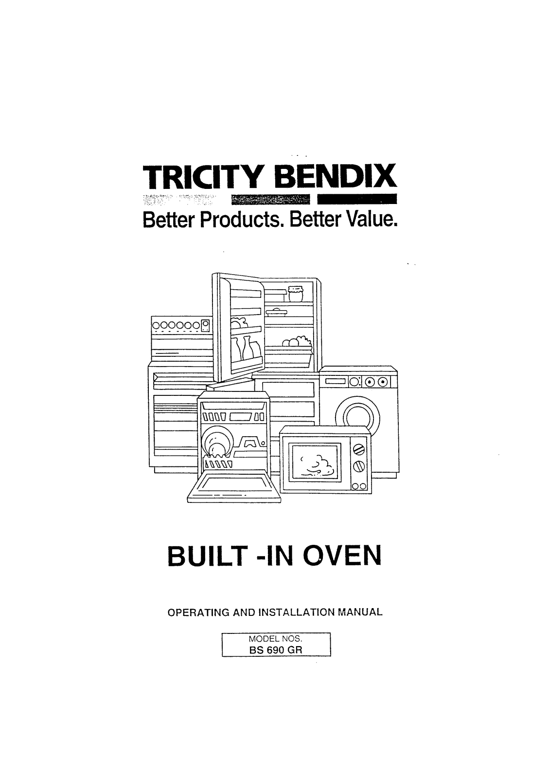 TRICITY BENDIX BS690GR User Manual