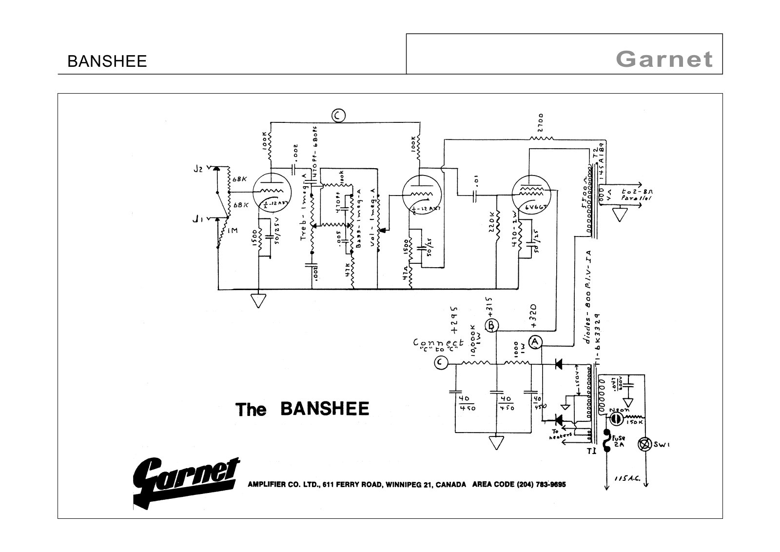 Garnet g12 schematic