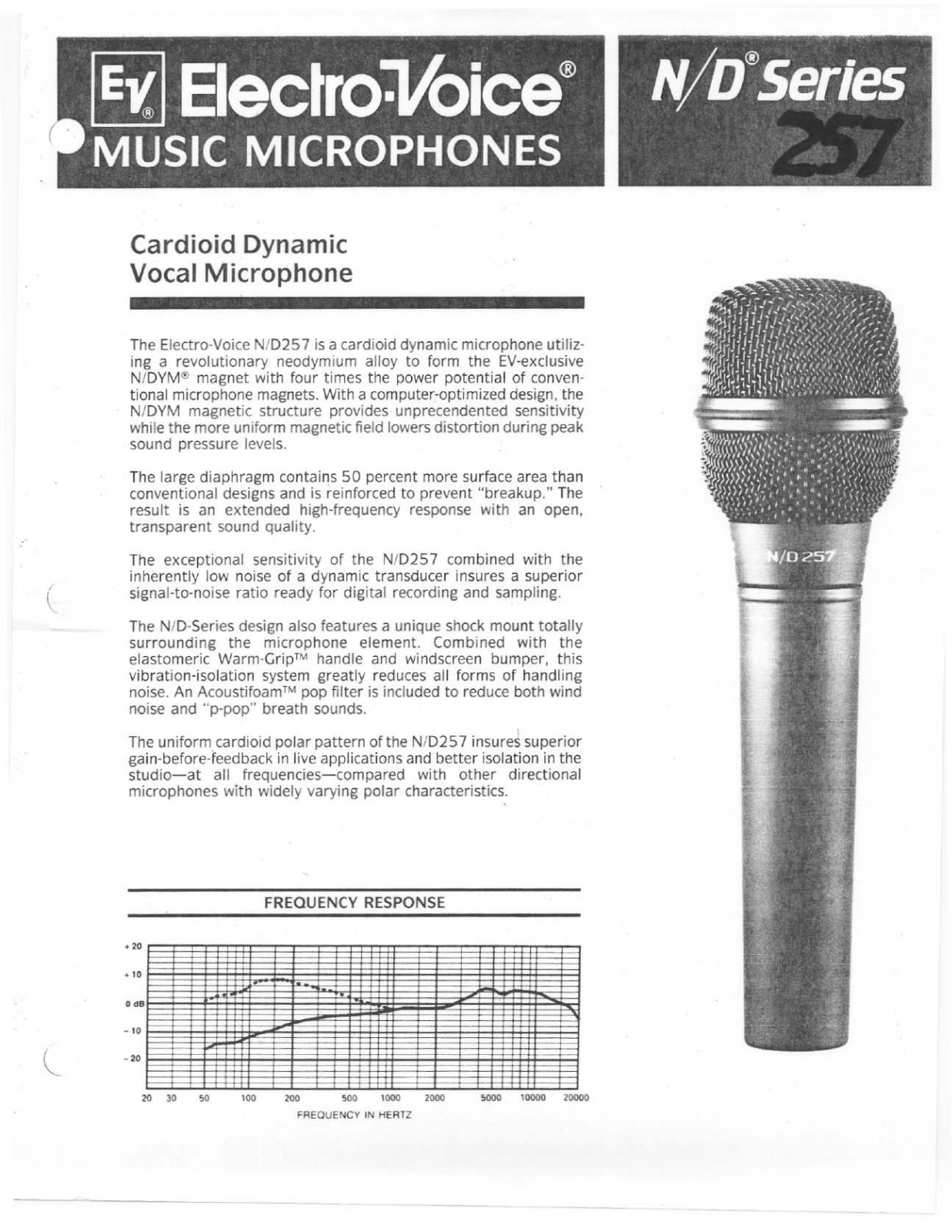 Electro-Voice N-D257 User Manual