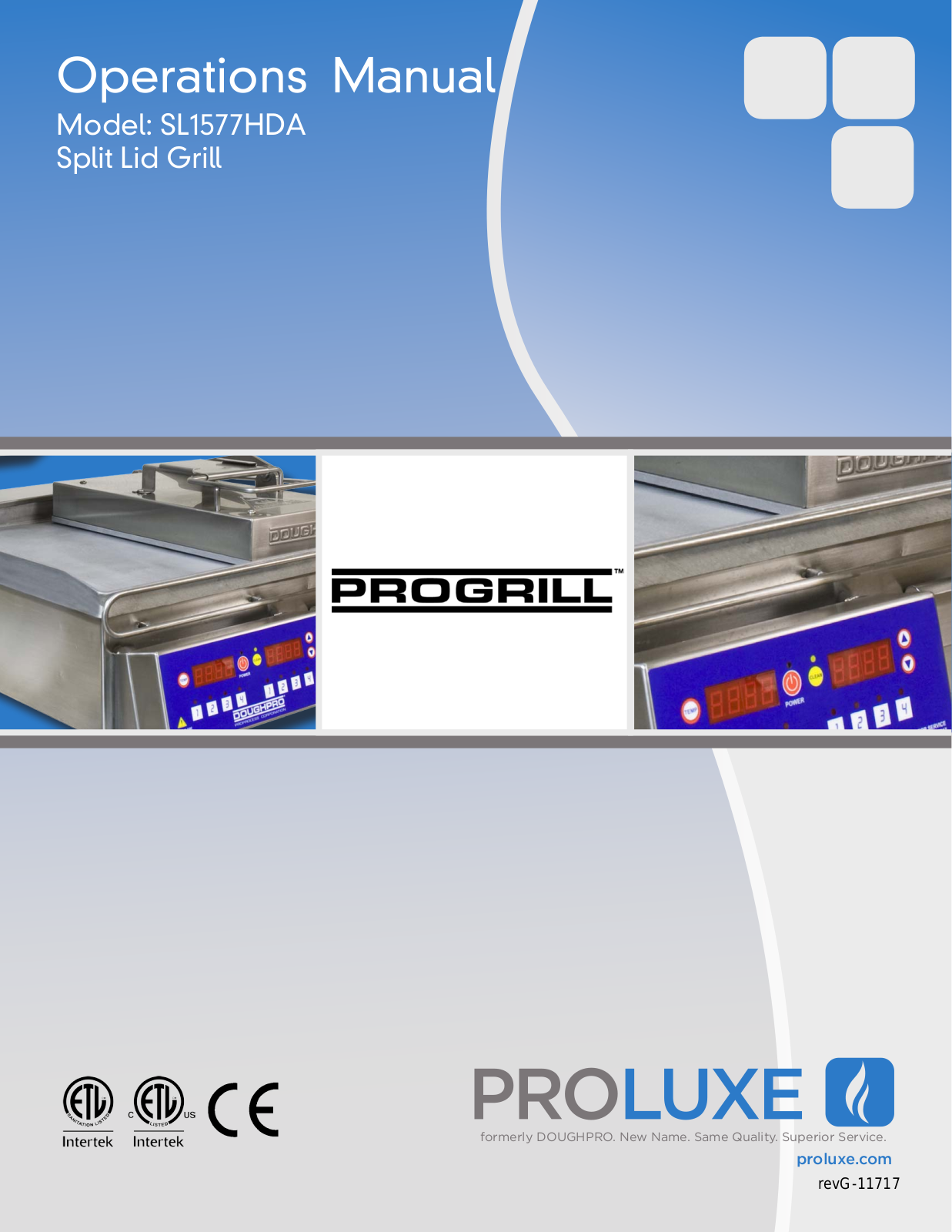 Doughpro Proluxe SL1577HDA User Manual