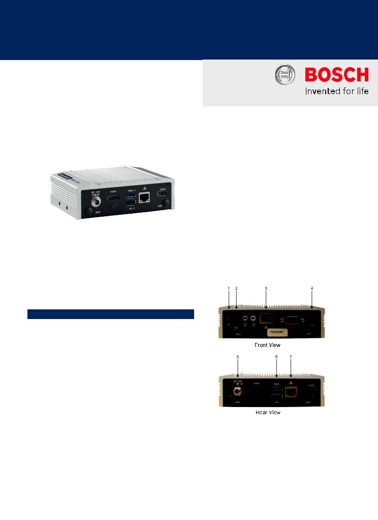 Bosch OMN-ARNIE Specsheet