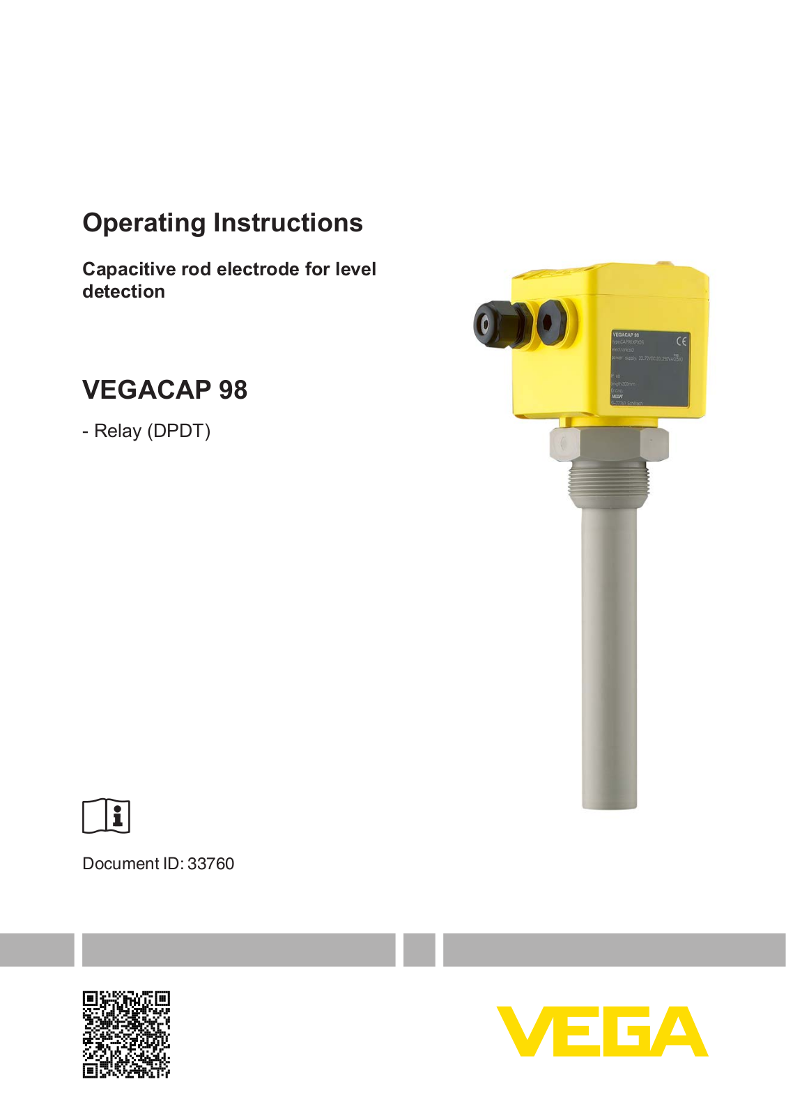 VEGA CAP98 User Manual