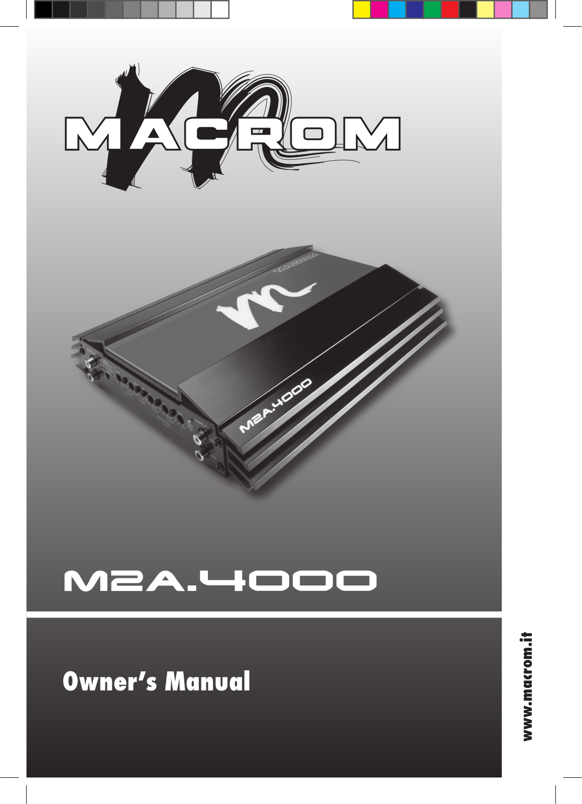 Macrom M2A.4000 User Manual