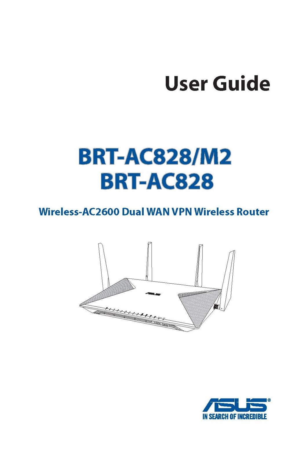 ASUS BRT-AC828/M2, BRT-AC828 User Manual