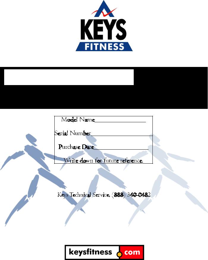 Keys Fitness EC1500-C User Manual
