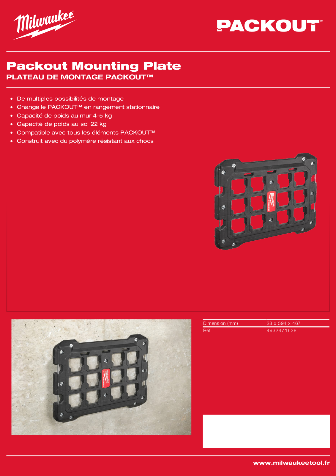 Milwaukee 4932471638 Specification - ManualMachine.com