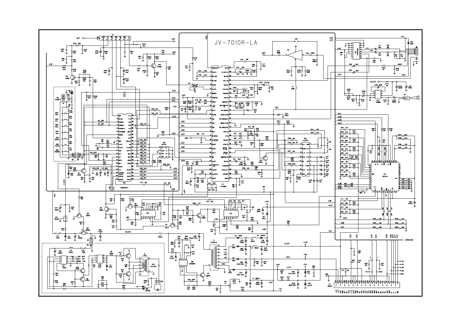 MIYOTA JV-7010R-LA Schematic