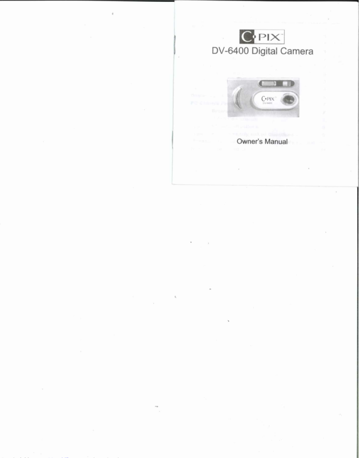 C-Pix DV-6400 User Manual