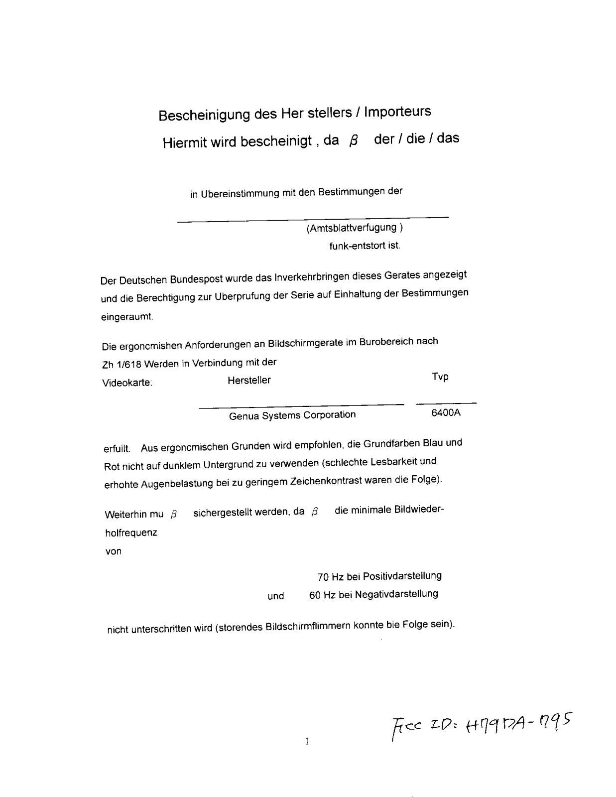 Delta Electronics orporated DA 795 User Manual