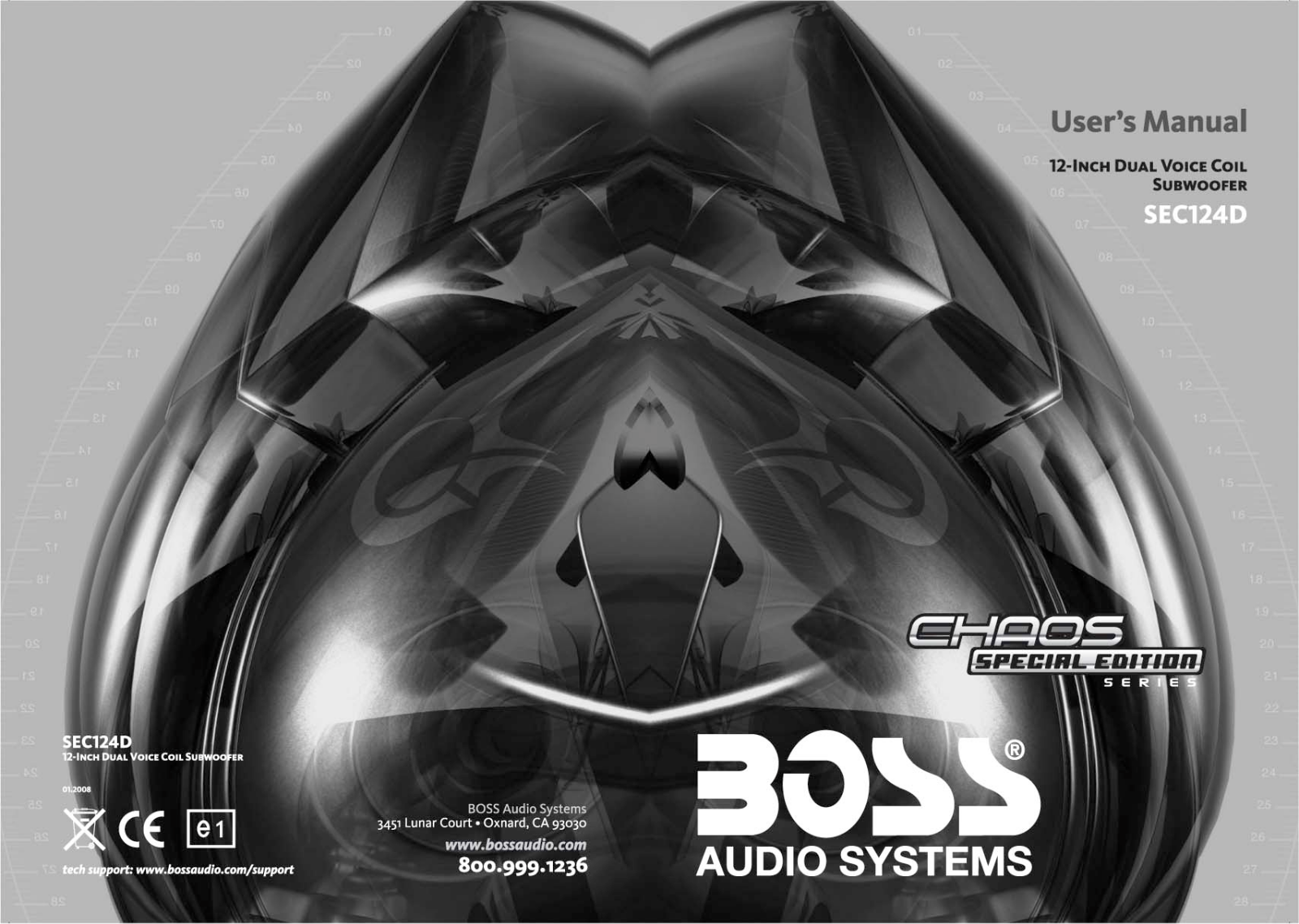 Boss Audio SEC124D User Manual