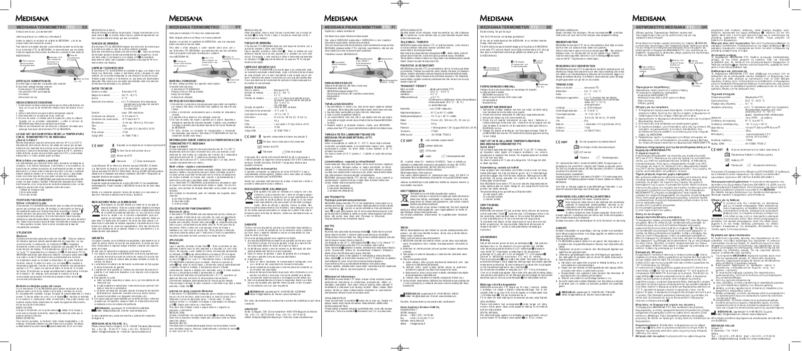 Medisana FTC User guide