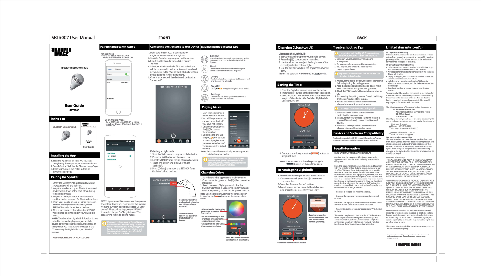 Linpa Technology LBS57 User Manual