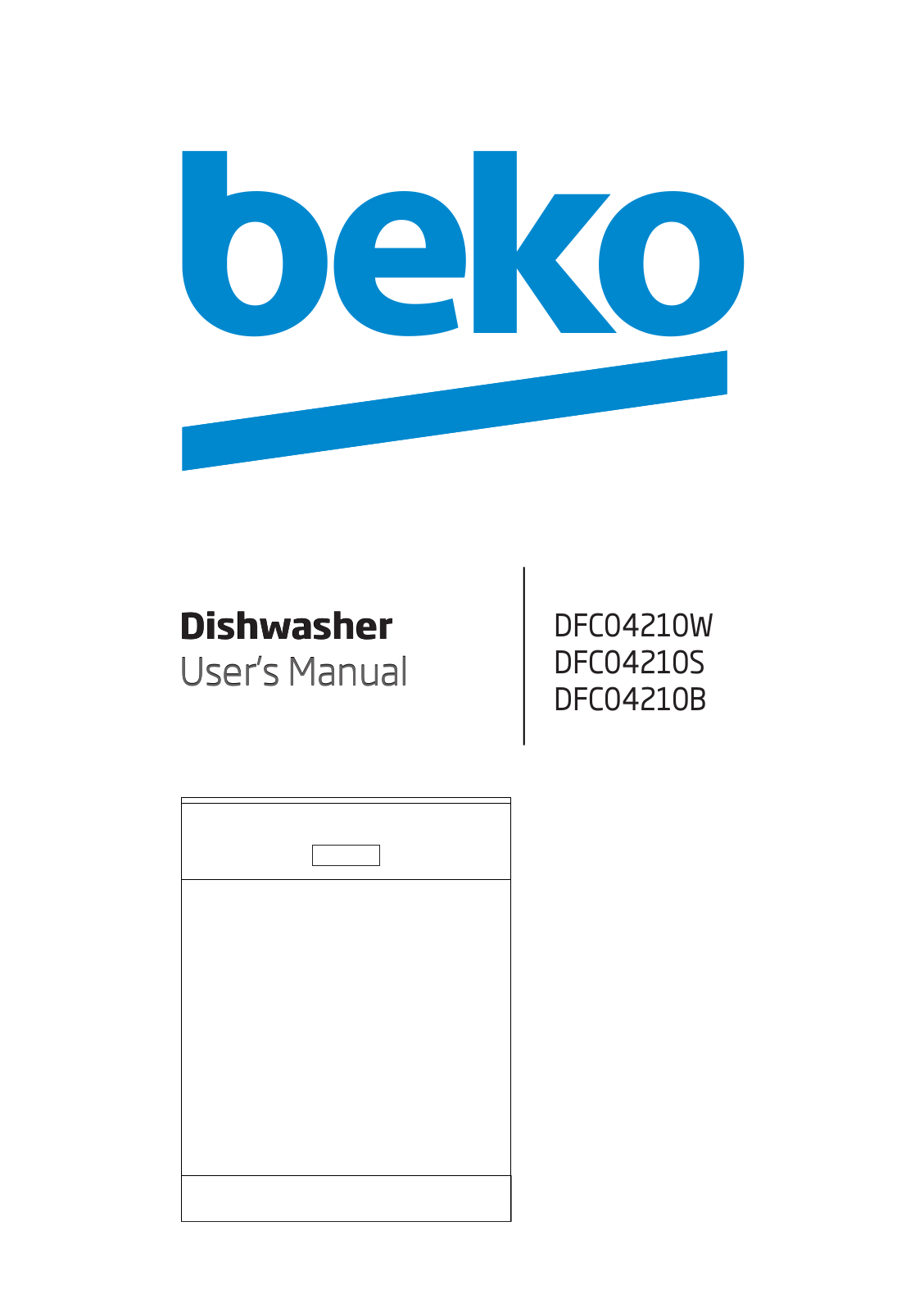 Beko DFC04210W, DFC04210S, DFC04210B User manual