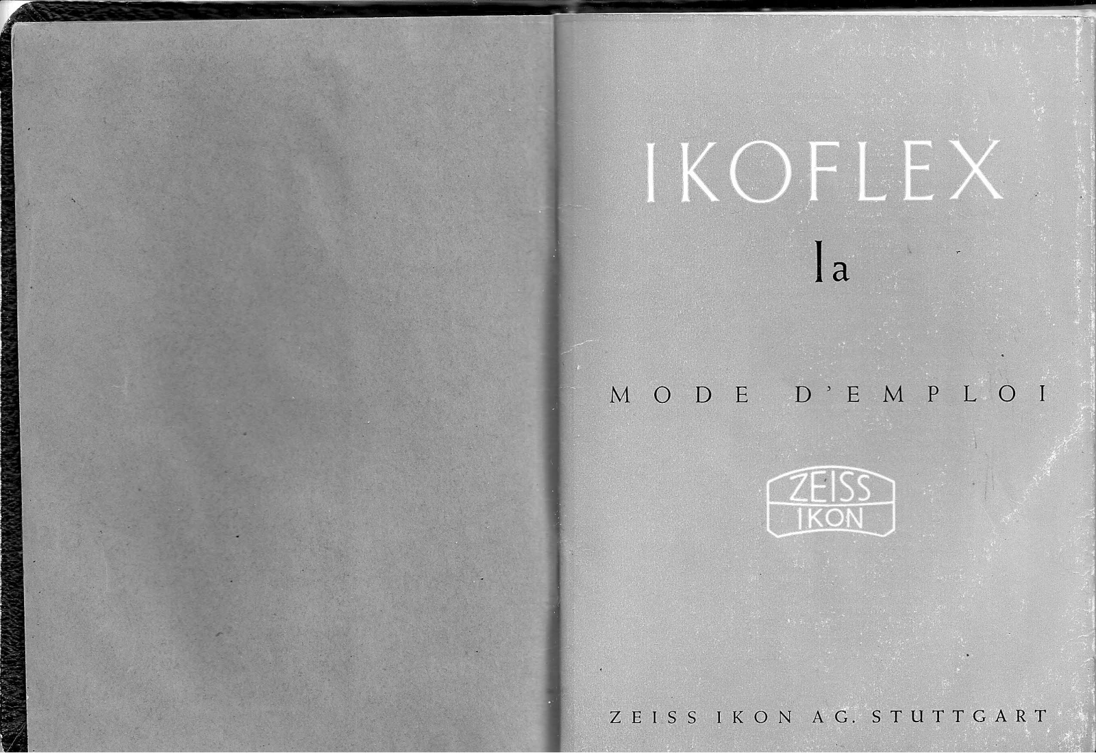 ZEISS IKOFLEX IA User Manual