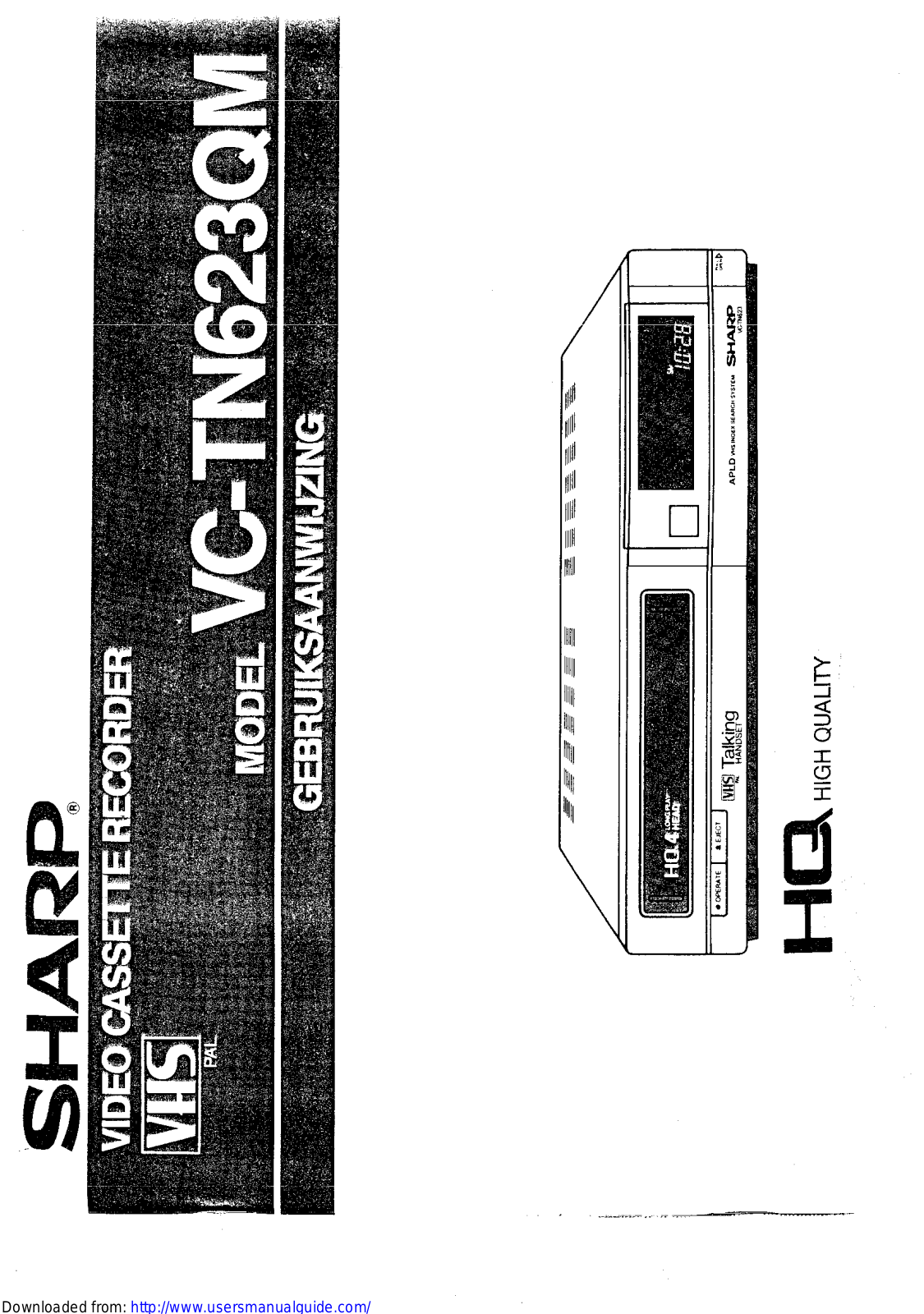 SHARP VC-TN623QM User Manual