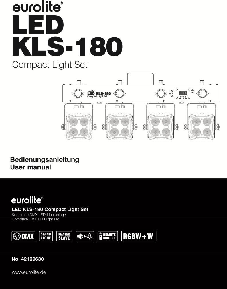 Eurolite LED KLS-180 Compact Service Manual