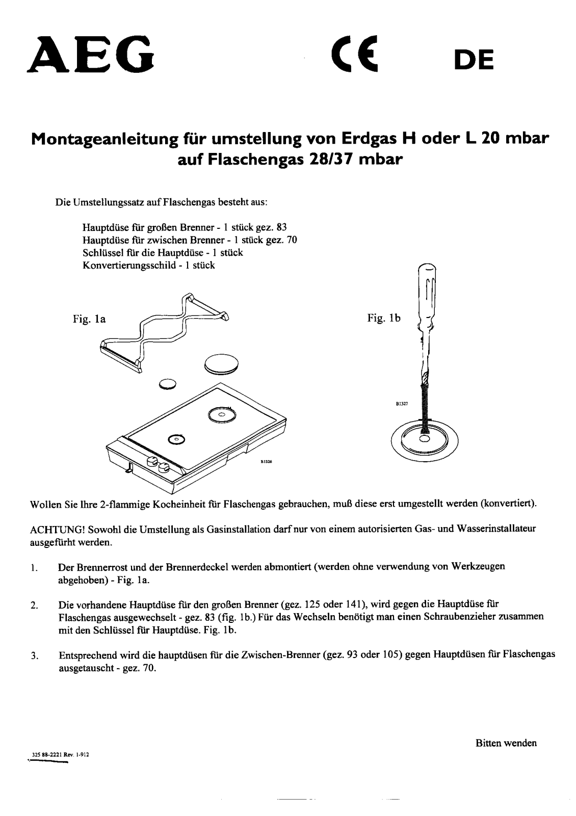 AEG 6530DG-M User Manual