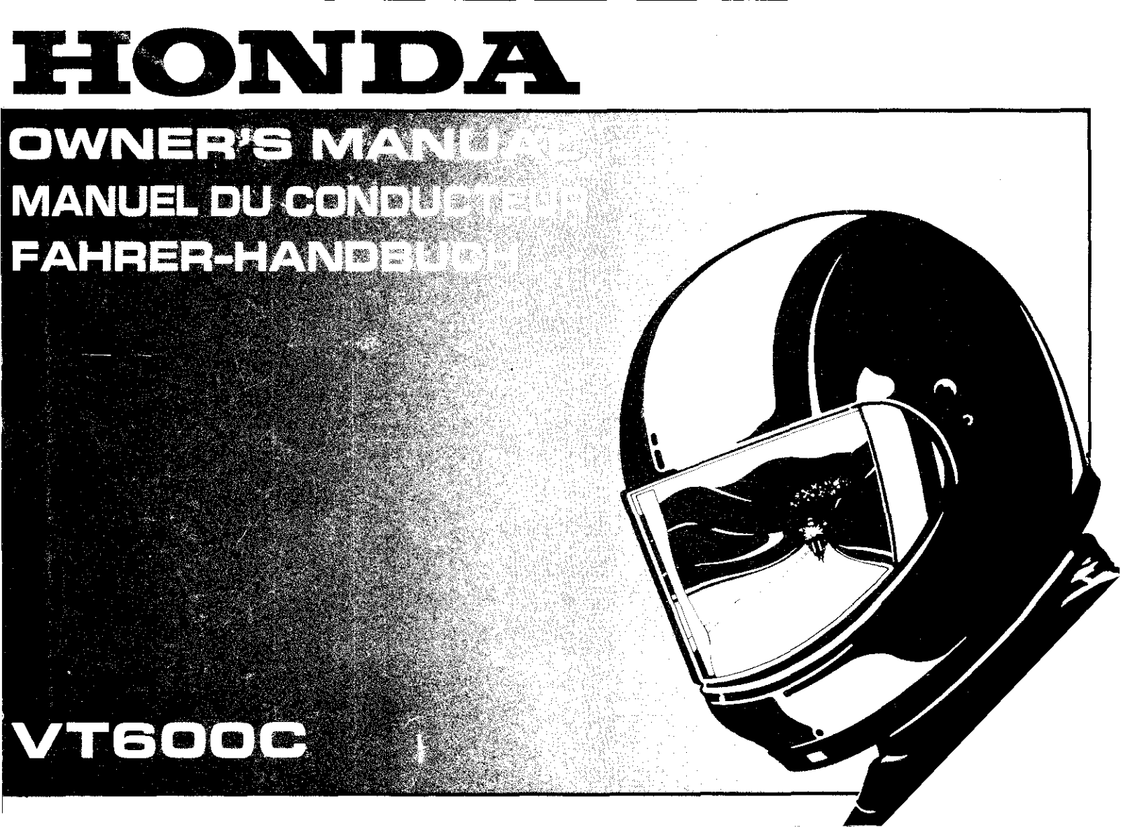 Honda VT600C 1994 Owner's Manual