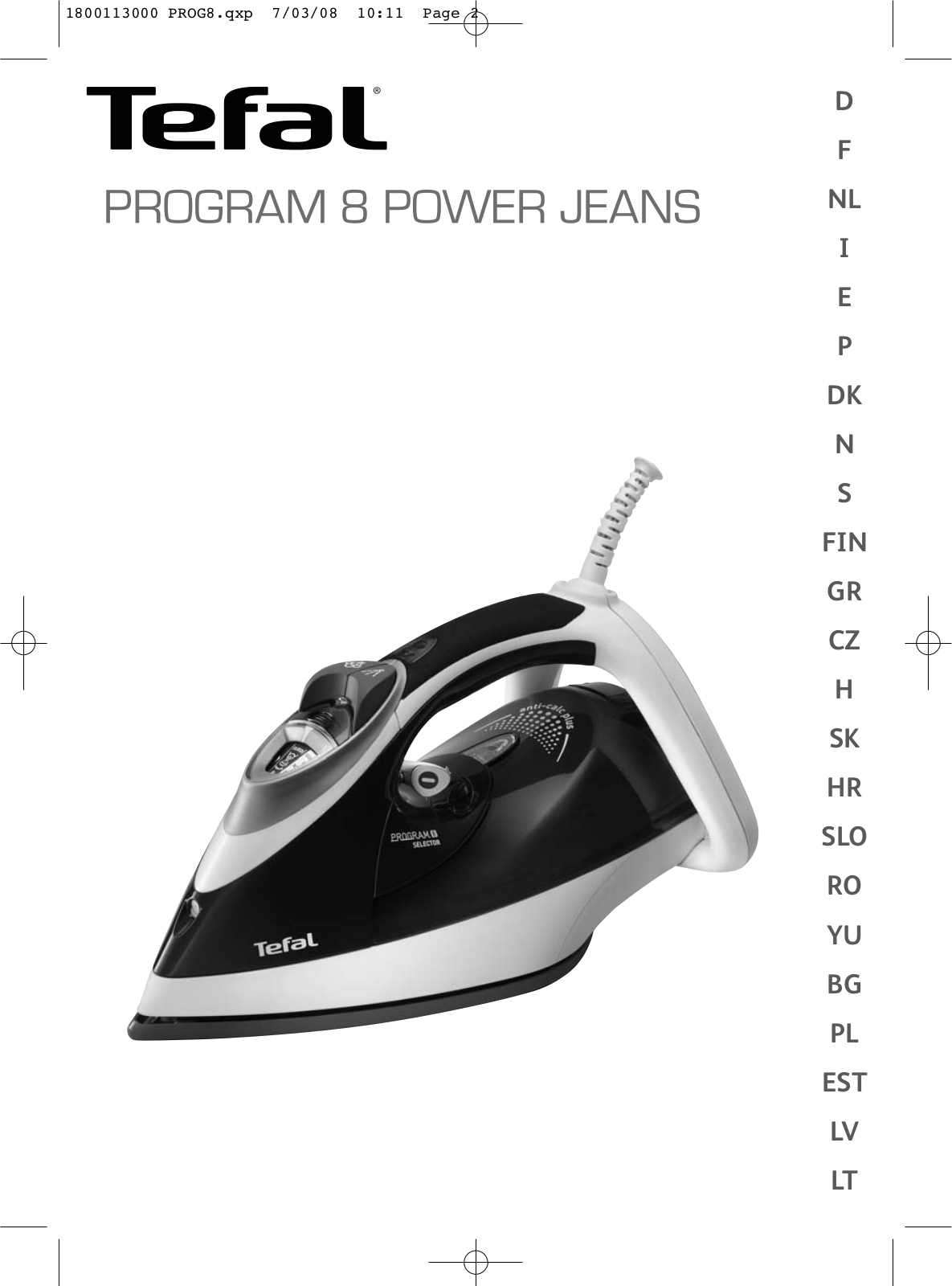 Tefal FV9350, FV9330 User Manual