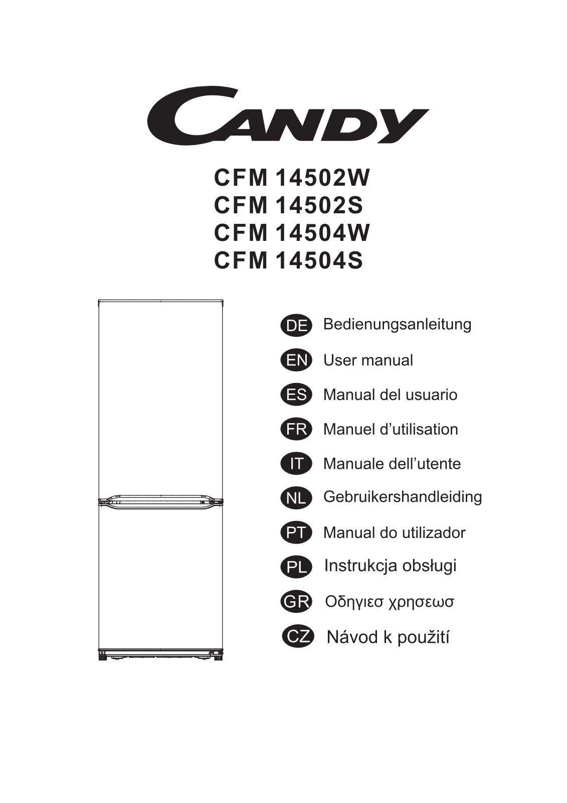 Candy CFM 14504W User Manual