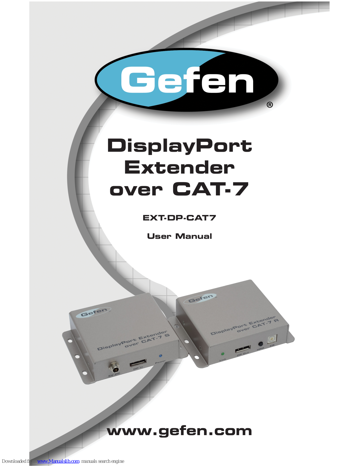 Gefen EXT-DP-CAT7 User Manual