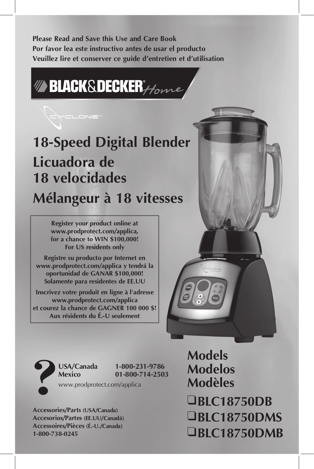 Black & Decker BLC18750DMS, BLC18750DB, BLC18750DMB User Manual