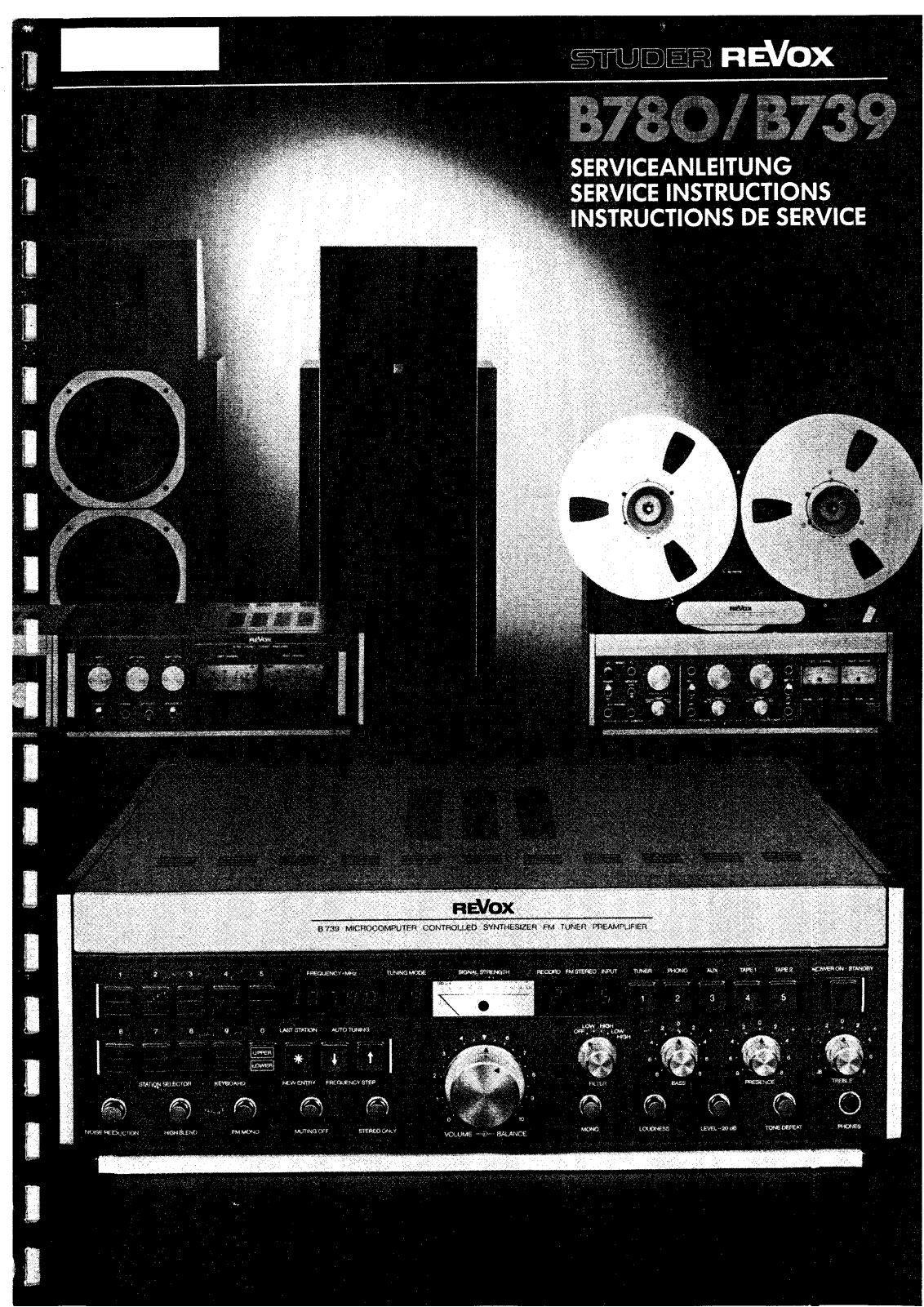 Revox B780, B739 Service Manual