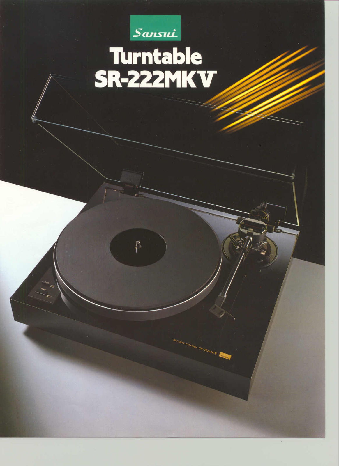 Sansui SR-222 Mk5 Brochure