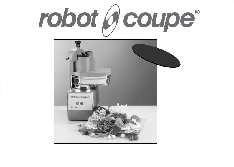 Robot Coupe CL 30 Service Manual