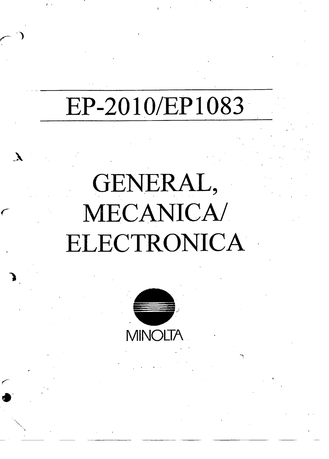 KONICA EP 2010 Diagram