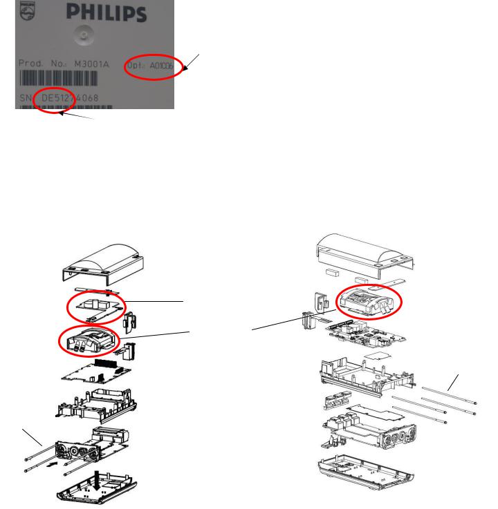 Philips M3000A, M3001A User manual