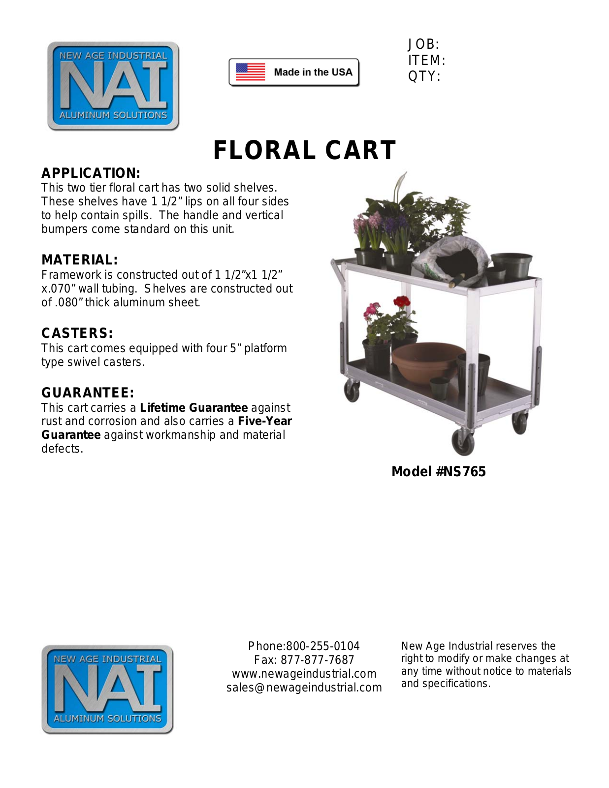 New Age NS765 User Manual - ManualMachine.com