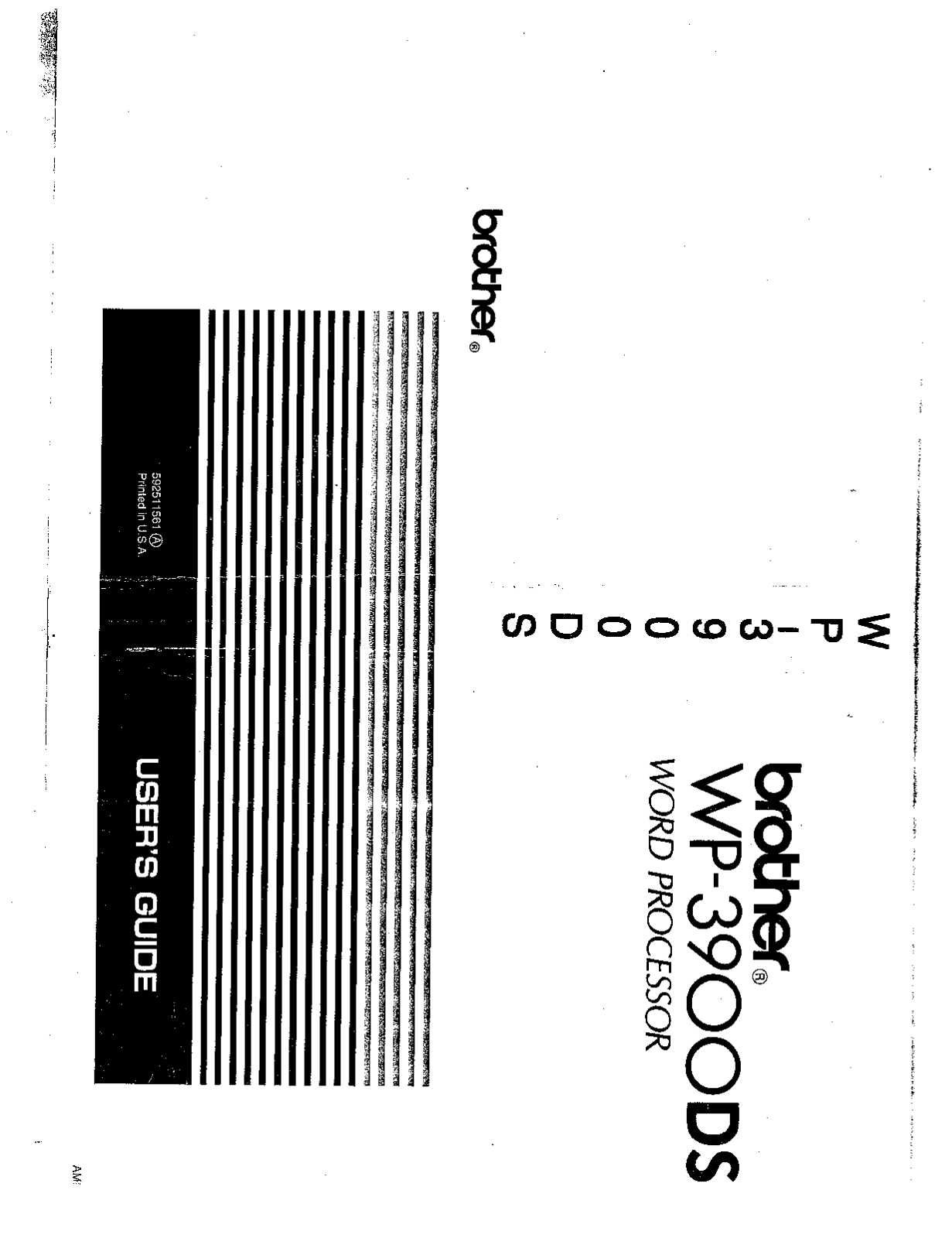 Brother WP-3900ds User Guide