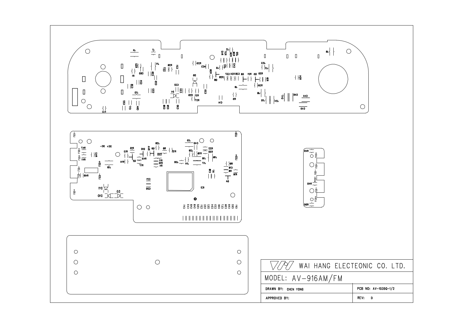 Wai Hang AV-916 Schematic