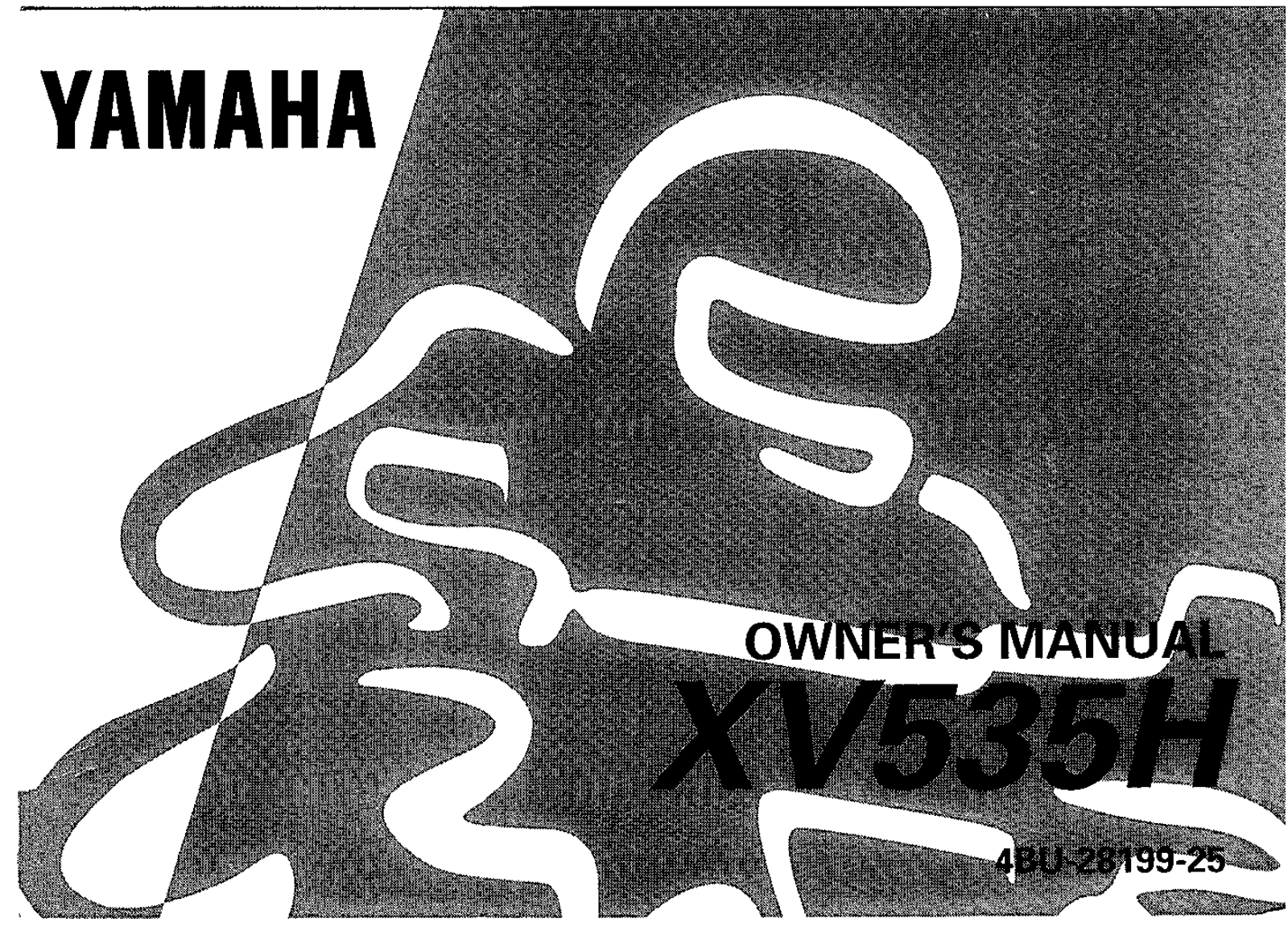 Yamaha XV535 H 1996 Owner's manual