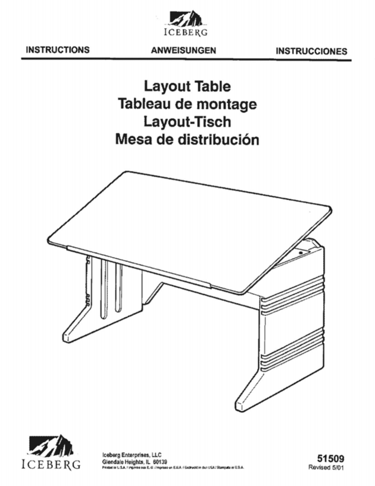 Iceberg 51509 User Manual