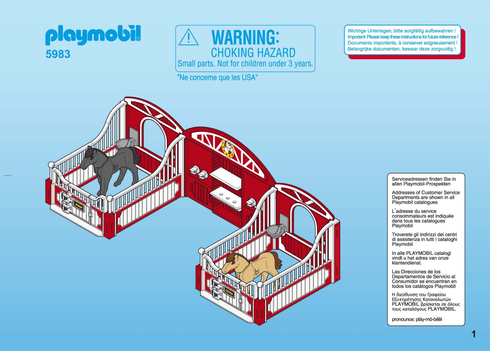 Playmobil 5983 Instructions