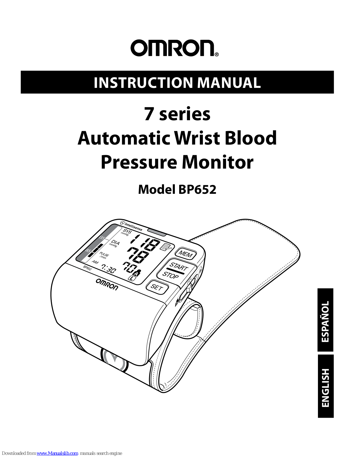 Omron 7 Instruction Manual